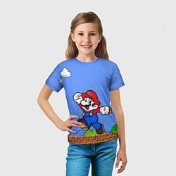 Футболка детская Mario, цвет: 3D-принт — фото 2