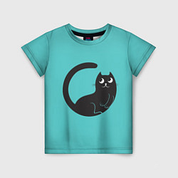Детская футболка Чёрный котя