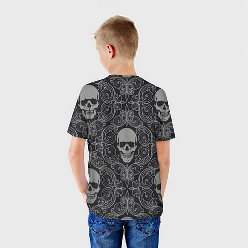 Детская футболка Skulls / 3D-принт – фото 4
