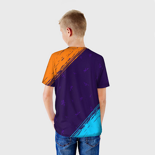Детская футболка PORTAL ПОРТАЛ / 3D-принт – фото 4