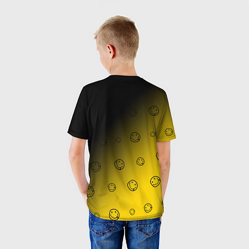 Детская футболка NIRVANA НИРВАНА / 3D-принт – фото 4