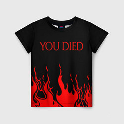 Детская футболка YOU DIED