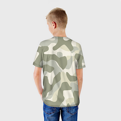 Детская футболка Camouflage 1 / 3D-принт – фото 4