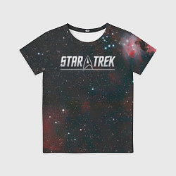 Детская футболка Startrek iron logo and space
