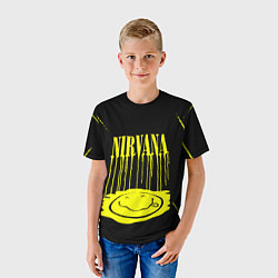 Футболка детская NIRVANA, цвет: 3D-принт — фото 2