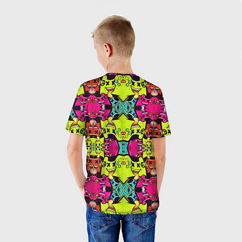 Детская футболка БЕЗУМИЕ / 3D-принт – фото 4