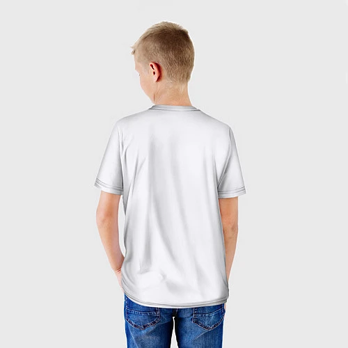 Детская футболка СБОРНАЯ ИТАЛИИ / 3D-принт – фото 4