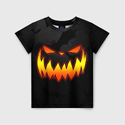 Детская футболка Pumpkin smile and bats