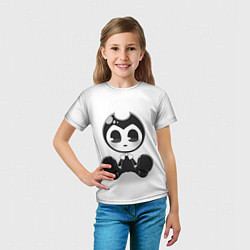 Футболка детская Bendy And The Ink Machine, цвет: 3D-принт — фото 2