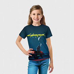 Футболка детская КИБЕРПАНК 2077, цвет: 3D-принт — фото 2