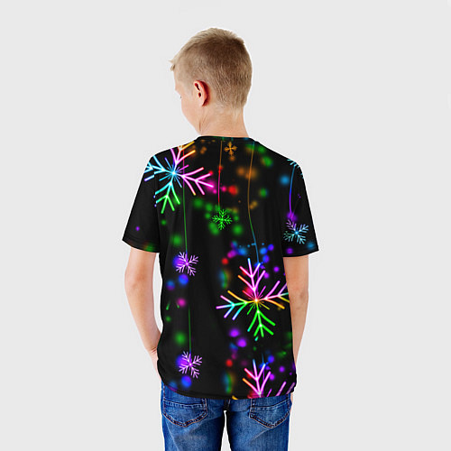 Детская футболка Новый год / 3D-принт – фото 4