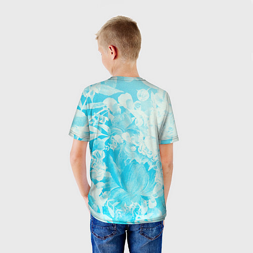 Детская футболка Blueflower / 3D-принт – фото 4