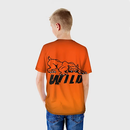 Детская футболка WildДикий / 3D-принт – фото 4