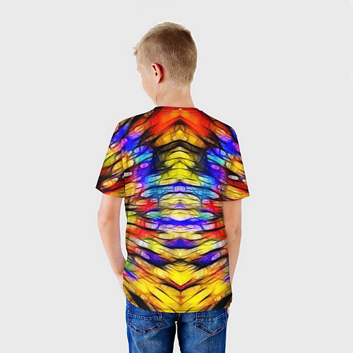 Детская футболка Батик Краски / 3D-принт – фото 4