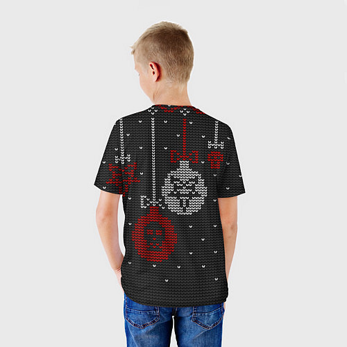 Детская футболка Новый год сатаны / 3D-принт – фото 4