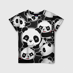 Детская футболка Смешные панды