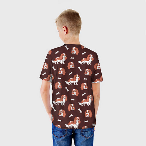 Детская футболка Спаниели / 3D-принт – фото 4