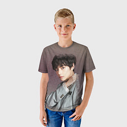 Футболка детская BTS Ким Тэ Хён, цвет: 3D-принт — фото 2