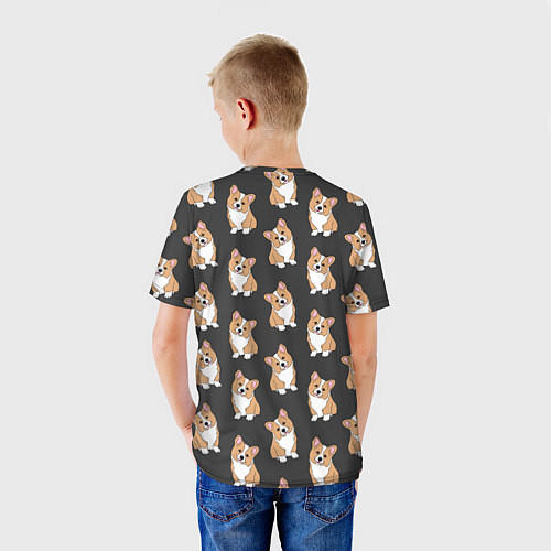 Детская футболка Корги малыши / 3D-принт – фото 4