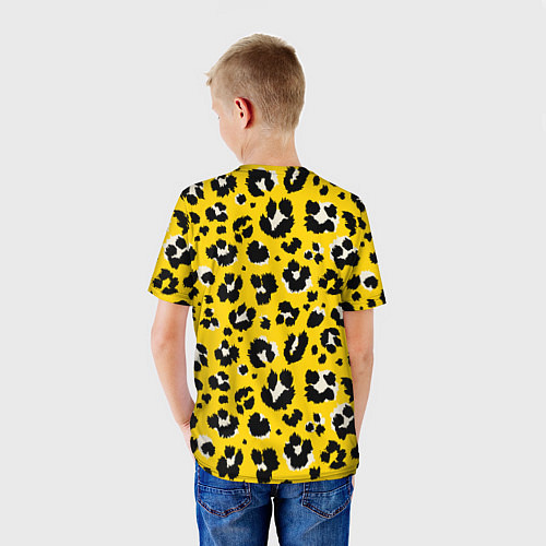 Детская футболка Леопард / 3D-принт – фото 4