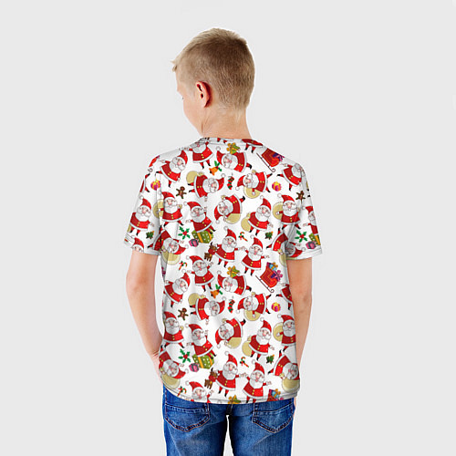 Детская футболка Дед Мороз / 3D-принт – фото 4