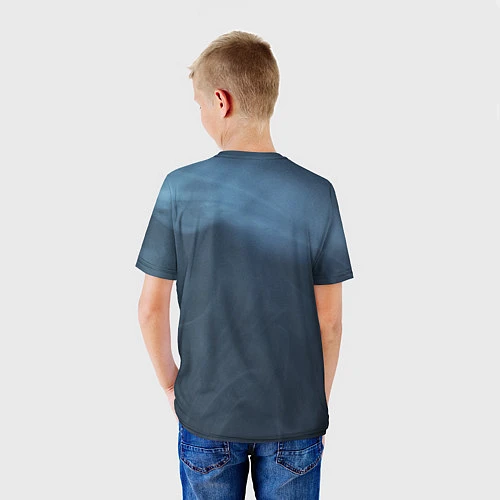 Детская футболка Дымчатый / 3D-принт – фото 4