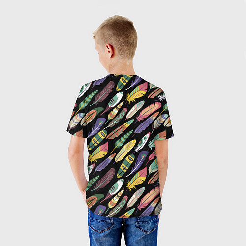 Детская футболка Feathers / 3D-принт – фото 4
