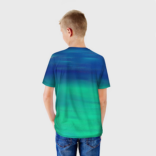 Детская футболка Море / 3D-принт – фото 4