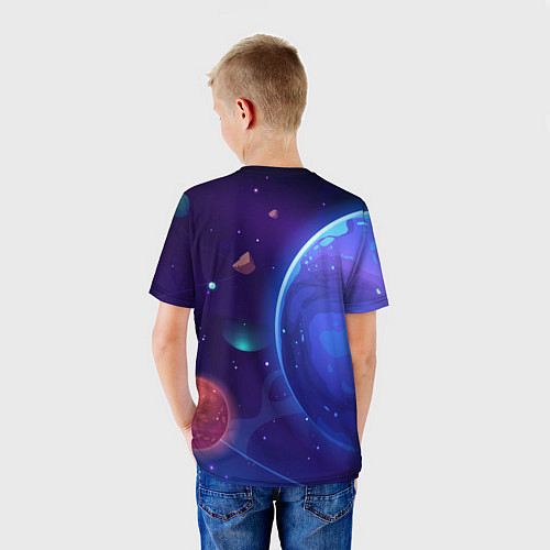 Детская футболка Among Us Space / 3D-принт – фото 4