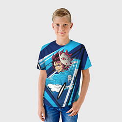 Футболка детская ДЫХАНИЕ ВОДЫ, цвет: 3D-принт — фото 2