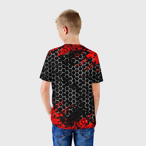 Детская футболка Among Us Impostor Gun Red / 3D-принт – фото 4