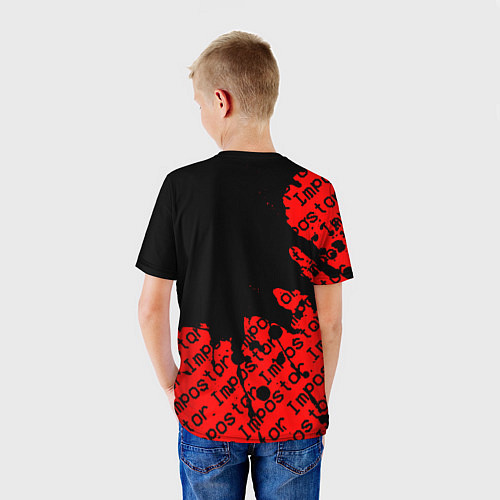 Детская футболка AMONG US - Impostor / 3D-принт – фото 4
