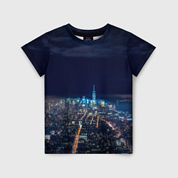 Детская футболка Ночной город