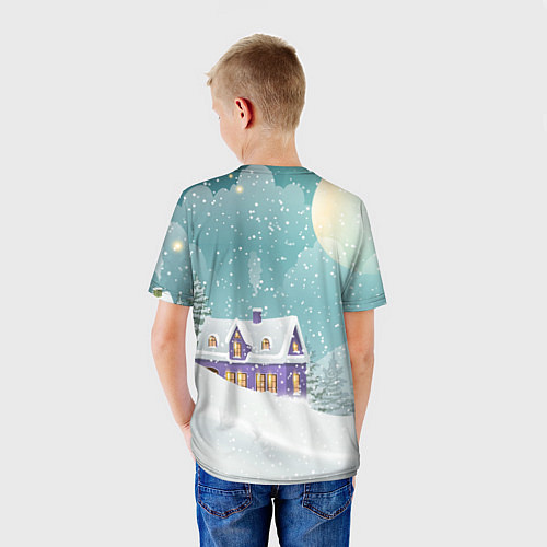Детская футболка С Новым Годом 2020 / 3D-принт – фото 4