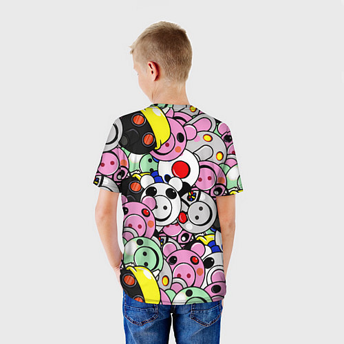 Детская футболка ROBLOX PIGGY / 3D-принт – фото 4