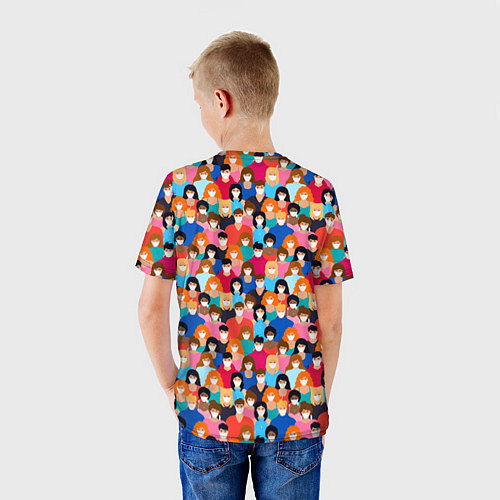 Детская футболка Масочный Режим / 3D-принт – фото 4