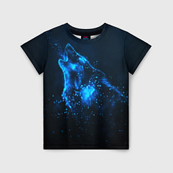 Детская футболка Космический Волк