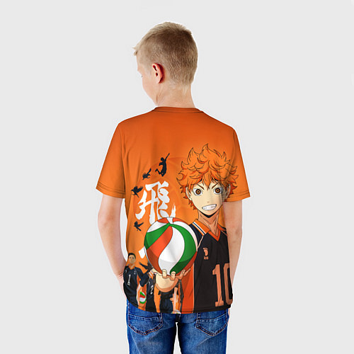 Детская футболка ВОЛЕЙБОЛ!! HAIKYUU!! / 3D-принт – фото 4