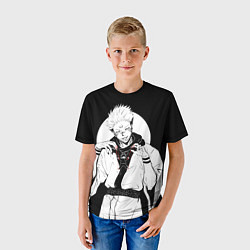 Футболка детская Сукуна, цвет: 3D-принт — фото 2