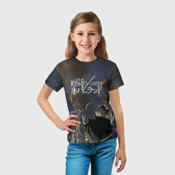 Футболка детская The promised neverland Z, цвет: 3D-принт — фото 2