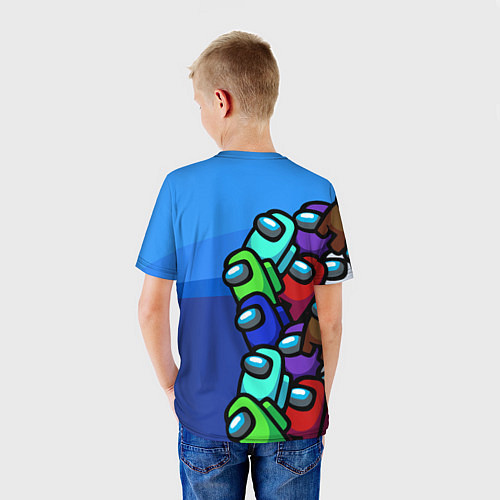 Детская футболка Among Us Brawl Stars / 3D-принт – фото 4