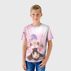 Футболка детская Рем, цвет: 3D-принт — фото 2