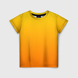 Детская футболка Оранжевый градиент