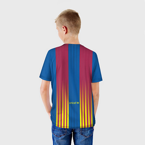 Детская футболка FC Barcelona El Clasico La Liga 202122 / 3D-принт – фото 4