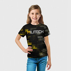 Футболка детская MILITECH камуфляж Cyberpunk 2077, цвет: 3D-принт — фото 2