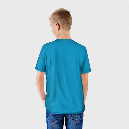 Детская футболка Заяц с мешком сердец / 3D-принт – фото 4