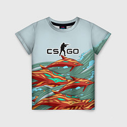 Детская футболка CS:GO Aquamarine Revenge Аквамариновая Месть