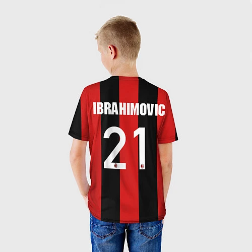 Детская футболка Форма Милан Ибрагимович / 3D-принт – фото 4