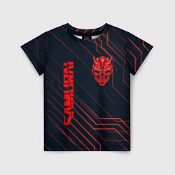 Детская футболка CYBERPUNK 2077 samurai