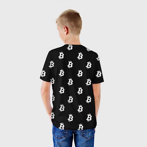 Детская футболка BITCOIN CRYPTOCURRENCE Z / 3D-принт – фото 4